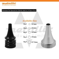 Hartmann Ear Specula Cannula ENT Diagnostic Set 3 4 5 Pcs Child Adult Use Tool