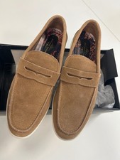 mens stone tan suede casual