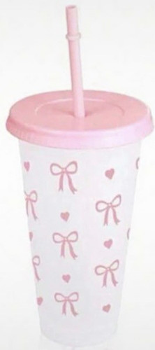 Pink white plastic - pink,