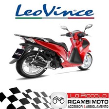 EXHAUST TERMINAL LEOVINCE BLACK HONDA SH 125i 2017 2018 2019