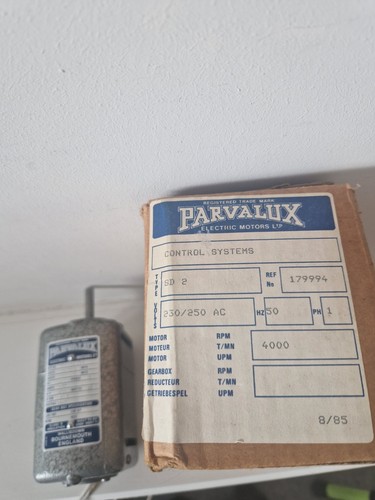Parvalux electric motor - , sd