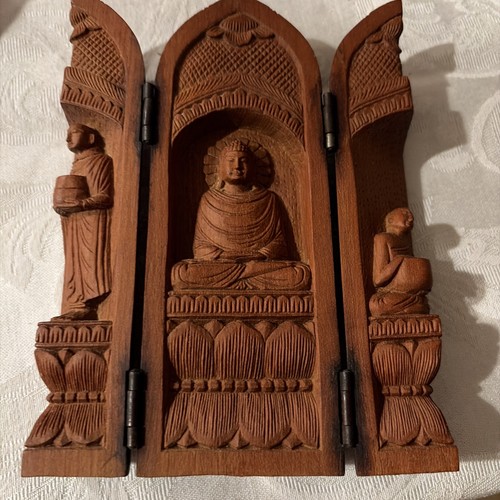 Chinese triptych buddhist hand - triptych,