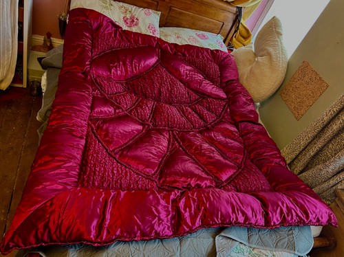Vintage feather eiderdown