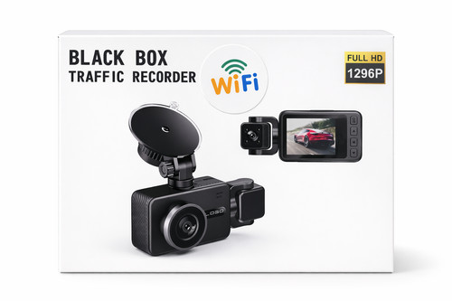 Wifi 1296p dash cam - dash, &