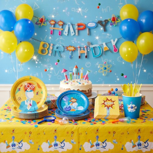 Science party decorations - science,
