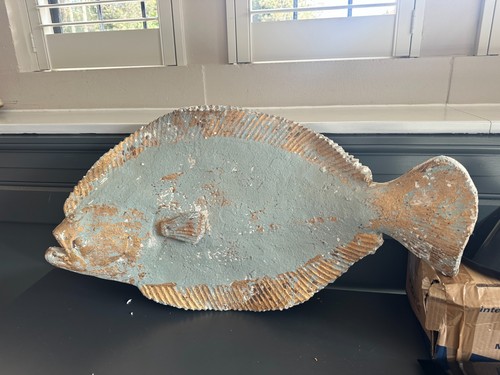 Large rustic fish - rustic, decor