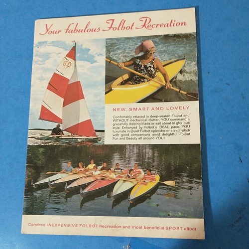 Folbot boat sailing brochure - boat,