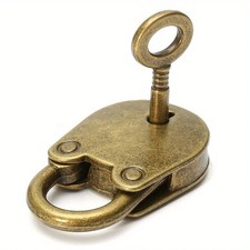 Mini Vintage Brass Padlock