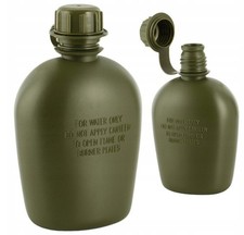 BCB 1 Litre Olive Green Water Bottle - BPA Free, Leak Proof, Camping & Hiking
