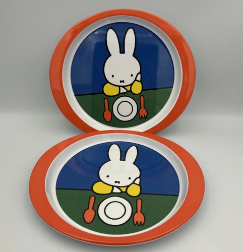 Vintage miffy plate set - vintage,