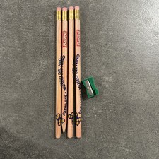 Berol Triangular Pencils Natural Pack of 4 Non Toxic with FREE Sharpener