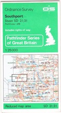 Pathfinder Map SOUTHPORT  1977