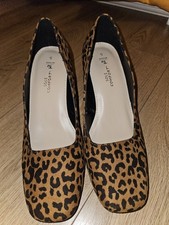 TU Leopard Print Block Heel