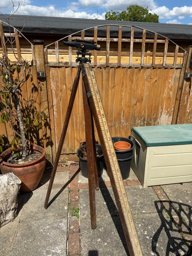 Vintage antique theodolite - antique,