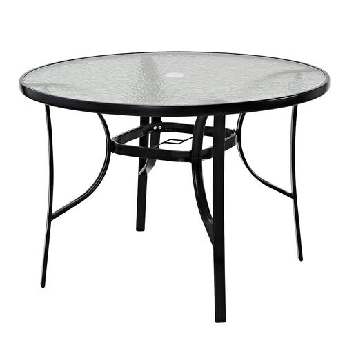 Garden dining table glass top - garden,