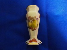 Little  Vase By Palissy Autumn Fruits