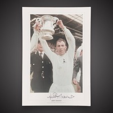 Signed Spurs 67 FA Cup Jimmy Greaves Victory Photograph Fantastic £25