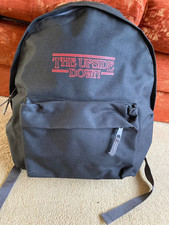 ‘Stranger Things’ Black 'The Upside Down' Backpack BagBase Excellent Condition