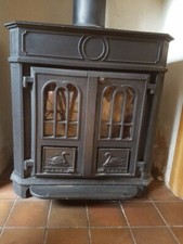 Aga/Coalbrookdale Severn Stove Glass - 233mm x 147mm  Schott Robax