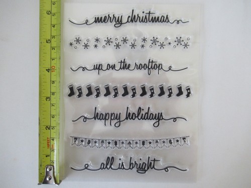 Types clear acrylic - types, stamps