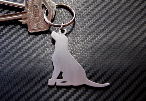 Labrador keyring keychain key - keychain,