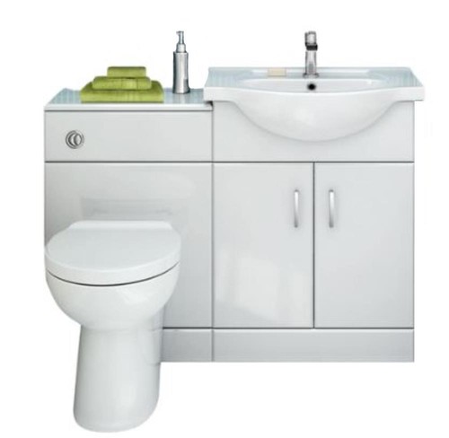 Bathroom suite combined bath - combined,