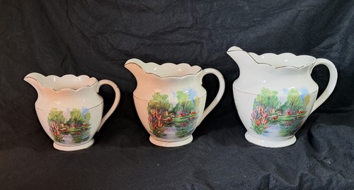 Three falcon ware jugs - falcon,