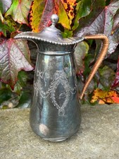 Antique silver plated water