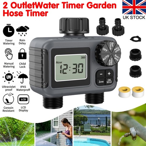 Zone garden water tap - 2-zone,
