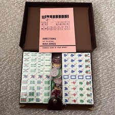 Vintage mahjong set - vintage,