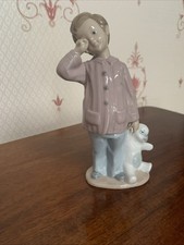Nao by Lladro Figurine, ‘Sleepy Head’, boy with teddy - 1139