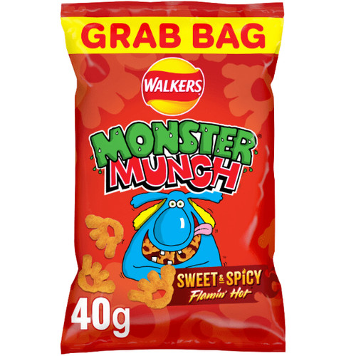 Walkers crisps monster - monster, munch