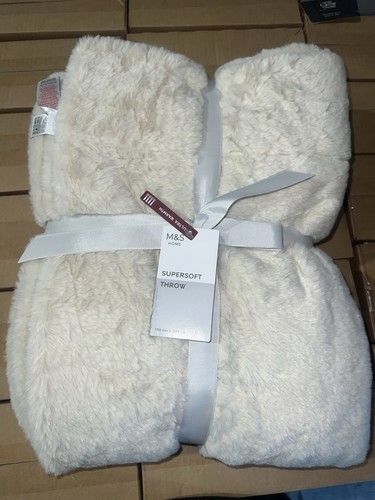 Home supersoft fur throw - supersoft,