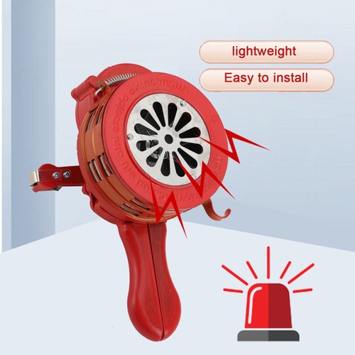 Hand crank siren - siren, horn