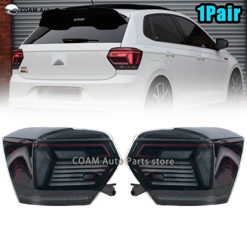 Black led taillight for vw - black,