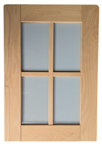 Light oak glazed kitchen