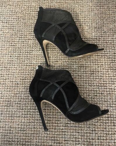 Karen millen black suede lace - karen,