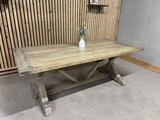 Sofa Workshop Dining Table, Farmhouse Rustic, Reclaimed Wood, Natural, 210cm