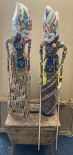 Antique Indonesian Wayang Juliet Shadow/ Rod Puppets 60+ cm