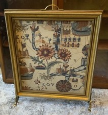 Fire screen With Tapestry
