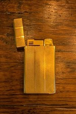 Vintage Colibri Gold plated Quartz Lighter MOLECTRIC 88 - WORKING 