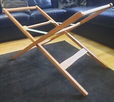 Natural wood Mamas & Papas Moses Basket Stand