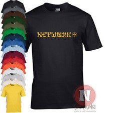 Network records t-shirt Techno