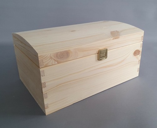 Wooden chest box storage - chest,