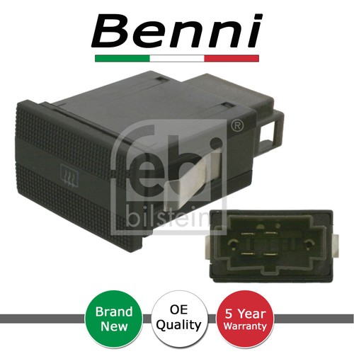Rear window heater - rear, switch