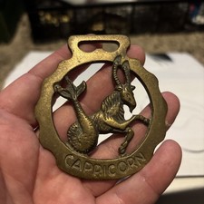 Brass Horse Medallion Vintage