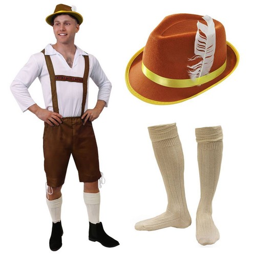 Mens brown bavarian - brown,