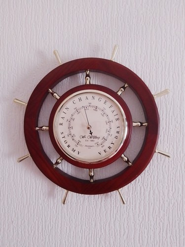 Vintage widdop ship wheel - wm, ship's