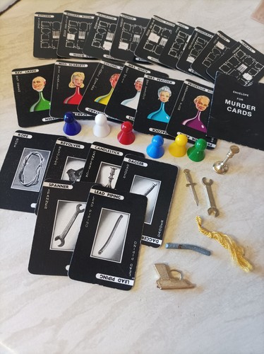 Cluedo spare game parts - ,