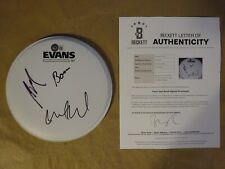 Autographed Pearl Jam Drum Head Signed By 3 Beckett BAS LOA COA McCready Cameron